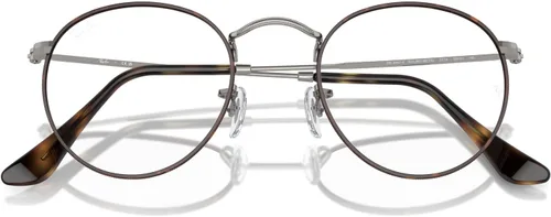 Vista 88 de Ray-Ban unisex-adult Rx3447v Round Metal Round Prescription Eyewear Frames