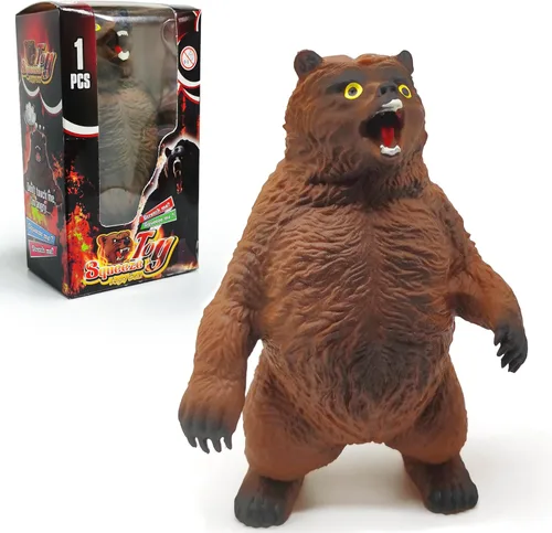 Vista 10 de ZTATU Pelotas antiestrés de oso negro para adultos (1 unidad) juguetes esponjosos para niños, bolas sensoriales, juguetes sensoriales para niños