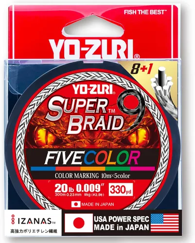 Vista 40 de YO-Zuri SUPERBRAID 9 - Línea de pesca trenzada flotante