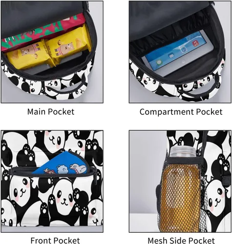 Vista 6 de Mini mochila escolar de 12 pulgadas para niños y niñas, MultiColor1, Mochilas Daypack