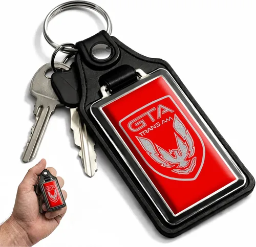 Vista 21 de Brotherhood Car Key Chain for Trans Am Firebird - Classic Models Keychain for Men and Women Gift Key Ring