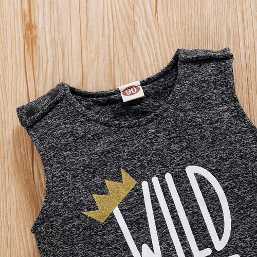 Vista 4 de Wild One - Mameluco para bebé niño de 1er cumpleaños con botones de color liso, overol de una pieza