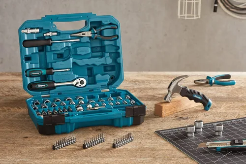 Vista 2 de Makita E-10899 Juego de herramientas manuales de 76 piezas