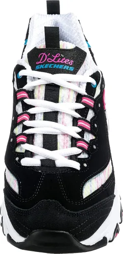 Vista 4 de Skechers D'Lites-Life Saver - Tenis de espuma viscoelástica con cordones para mujer