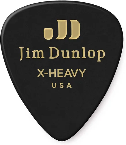 Vista 18 de Celuloide púas de guitarra Dunlop Classic, 12 unidades, Shell Caparazón