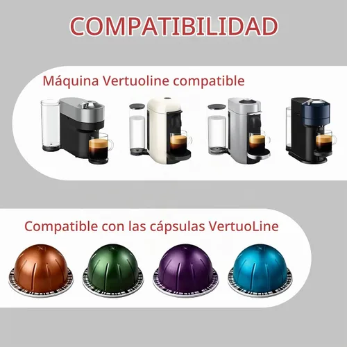 Vista 8 de BinZetic® Kit de recarga de cápsulas Vertuo reutilizables para Nespresso Vertuo (sin cápsulas)