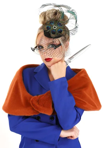 Vista 4 de Disfraz de Mrs. Peacock Clue para Mujer Multicolor