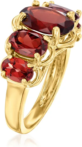 Vista 3 de Ross-Simons 4.50 ct. t.w. Gemstone 5-Stone Ring in 18kt Gold Over Sterling