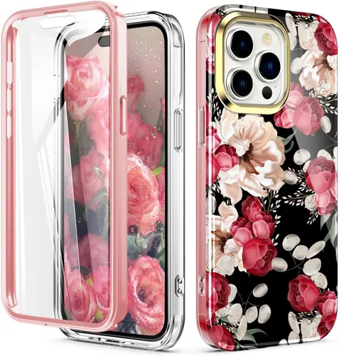 Vista 8 de Bonita funda de mármol para iPhone 11 Pro Max de 6.5 pulgadas, fabricada con protector de pantalla, ligera y elegante, cuerpo completo, a prueba