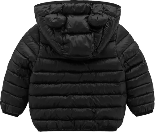 Vista 2 de XHQY Winter Coats for Baby Boys Girls Kids Toddler Light Puffer Down Jacket with Hoods Infants Outerwear