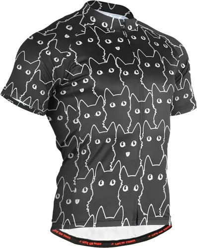 Vista 21 de Camiseta de ciclismo de manga corta para hombre Multi-Color 1