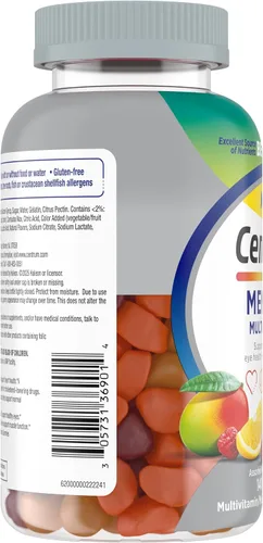 Vista 12 de Centrum MultiGummies de plata para hombres de 50 años, 140