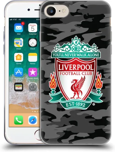 Vista 92 de Head Case Designs Funda de gel con licencia oficial del Liverpool Football Club Away Colourways Crest Camou [protección de grado militar] compatible