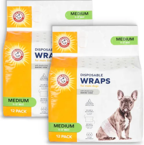 Vista 9 de Arm & Hammer Bandas para el vientre para perros machos pequeños, 12