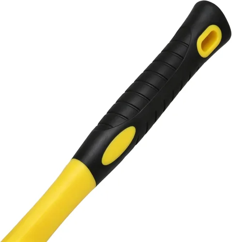 Vista 3 de Juego de 3 martillos de goma (8 onzas/16 oz/32 onzas), cabezales de mazo de goma con mango de fibra de vidrio antideslizante para carpintería