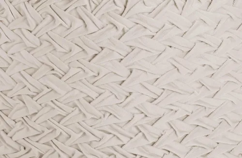 Vista 9 de COTTON CRAFT Puf otomano de terciopelo para reposapiés, plisado, cómodo, puf redondo, relleno bohemio, moderno, de felpa marroquí, para decoración