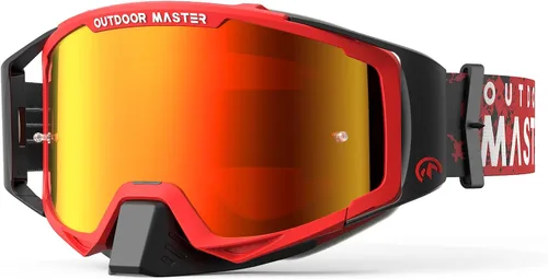 Vista 9 de OutdoorMaster Mustang - Gafas de motocross OTG, gafas de motocross, gafas de ATV para hombres, mujeres, adultos y jóvenes