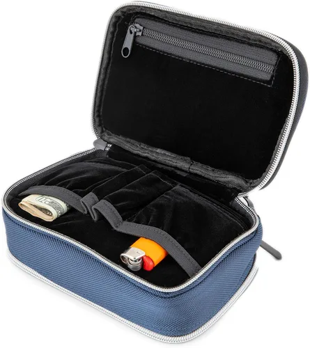 Vista 50 de DIME BAGS Bolsa de viaje acolchada para cápsulas con clip para llavero, acolchado interior para protección de vidrio y equipo, múltiples