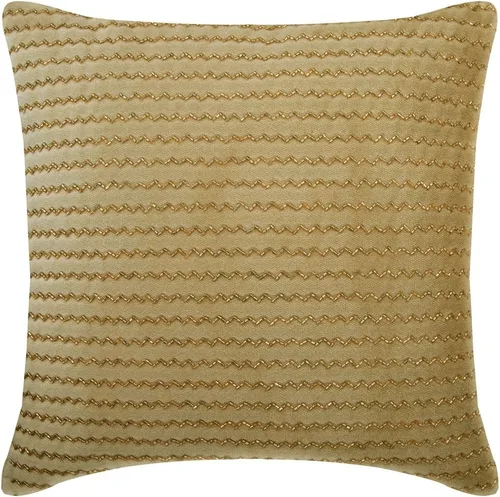 Vista 30 de The HomeCentric Funda de almohada dorada, funda de almohada geométrica moderna, funda de almohada de 12 x 12 pulgadas (11.8 x 11.8 in), funda