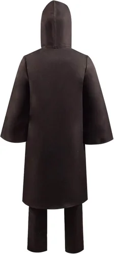 Vista 3 de Rongxu Disfraz de túnica con capucha para niños conjunto completo de disfraz de Halloween y cosplay