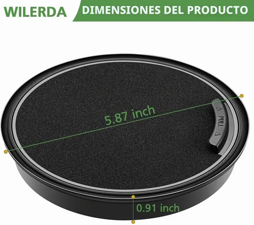 Vista 2 de Filtro de vacío NEN110A para recipiente sin bolsa Eureka Whirlwind, paquete de 4