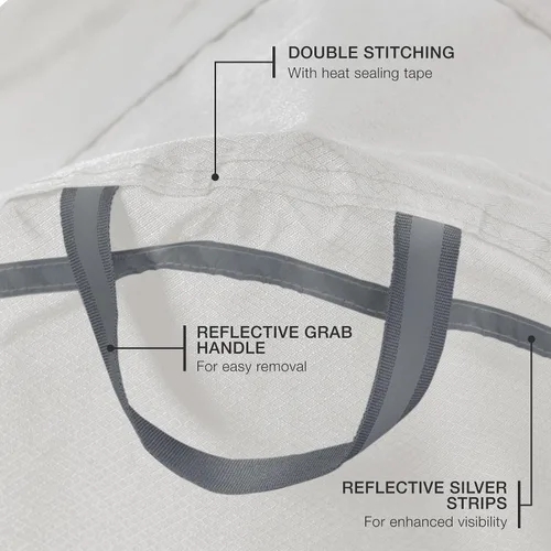 Vista 7 de Funda para bicicleta 300D Parent (Gris, XL - 2 Bicicletas)