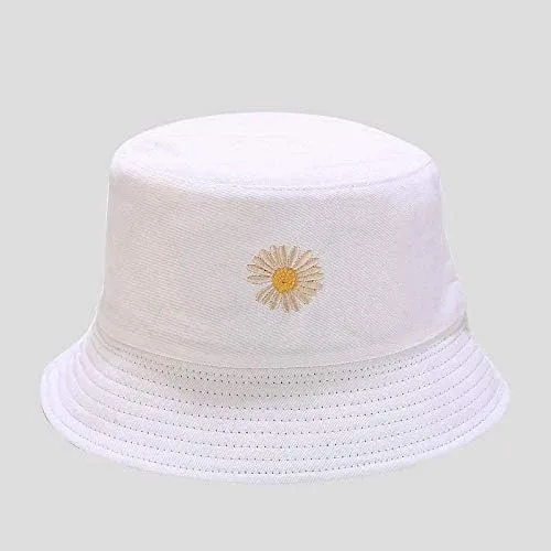 Vista 4 de Daisy-Bucket-Sombreros Reversible Fisherman-Cap Packable Verano Sombrero de protección solar