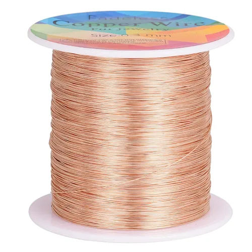 Vista 29 de Alambres de cobre resistentes al deslustre de 65.6 pies, alambre de cobre para electrocultura en jardinería, alambre de cobre de calibre 16, cables