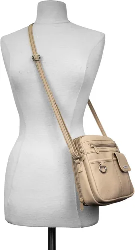 Vista 6 de MultiSac Womens North South Mini Zip Around Crossbody Bag