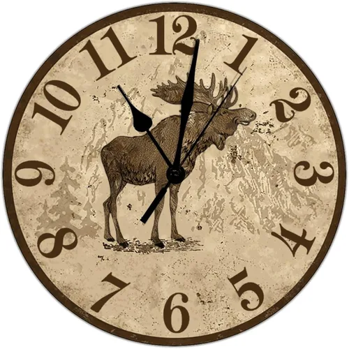 Vista 8 de Reloj de pared silencioso de 10 pulgadas con diseño floral de amistad, con rosas amarillas, funciona con pilas, para dormitorio, para escuela