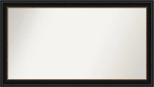 Vista 340 de Amanti Art Espejo personalizado, gran espejo de baño estrecho, espejo de pared o espejo de tocador de baño sobre el fregadero (24 x 24 pulgadas)