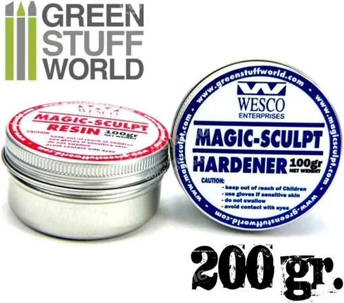 Vista 3 de Green Stuff World Masilla mágica de dos partes de resina epoxi 7.05 oz 9185, gris
