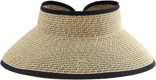 Vista 13 de San Diego Hat Co. Visera ultratrenzada para mujer con cinta y banda para el sudor Aqua Lime
