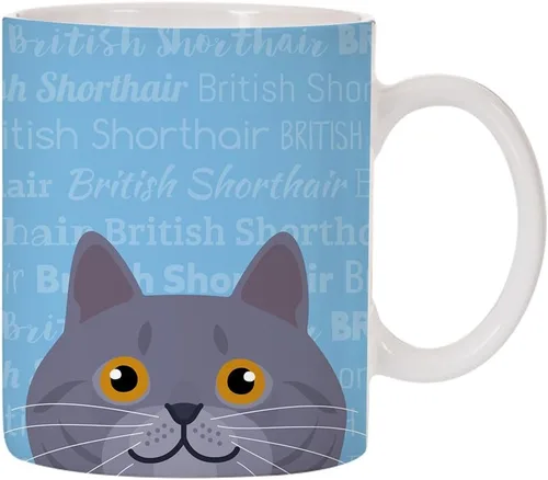 Vista 20 de Adorable diseño de raza de gato taza de café de cerámica de 11 oz (abisinio)