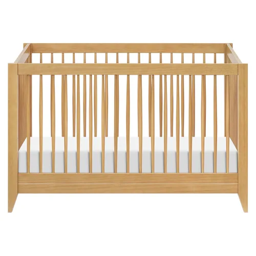 Vista 13 de Babyletto Scoot- Cuna convertible 4 en 1 con kit de conversión a cama infantil, Cuna, Talla full, Castaño