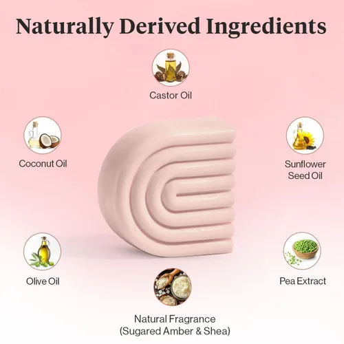 Vista 4 de Barra de Jabón Líquido Kitsch con Aceite de Ricino Acondicionador - Cuidado Hidratante y Humectante del Cabello - Acondicionador Orgánico de Aceite