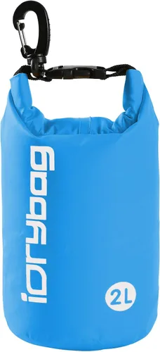 Vista 18 de IDRYBAG Bolsa seca para kayak impermeable 2L/5L/10L/15L/20L, pequeña bolsa impermeable para navegación