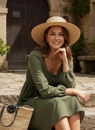Vista 5 de Dokotoo Vestidos de otoño para mujer 2026 Vestido casual de manga larga Verde