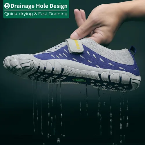 Vista 7 de SAGUARO Zapatos de agua para hombres y mujeres, zapatos de playa de secado rápido, sin caída, zapatos acuáticos para río, piscina, surf, kayak