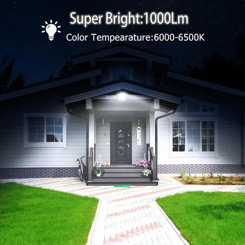 Vista 4 de 6000K Cool White Low Voltage LED Floodlight 10W - 1000 Lumens, IP66 Waterproof, 12V/24V for Landscape, Garden Accent & Watercraft Lighting