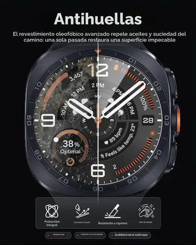 Vista 6 de SPGUARD Paquete de 4 protectores de pantalla para Samsung Galaxy Watch
