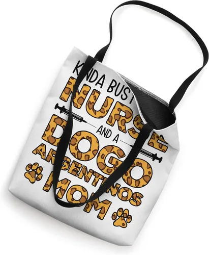 Vista 2 de Busy Being Nurse Dog Mother - Bolsa de mano Dogo Argentinos Mom