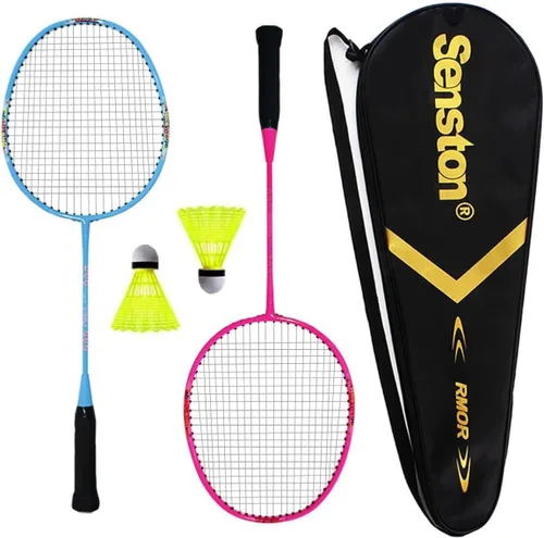 Vista 6 de Senston Juego de raqueta de bádminton para niños, raqueta de bádminton, juguetes deportivos de raqueta al aire libre para niños