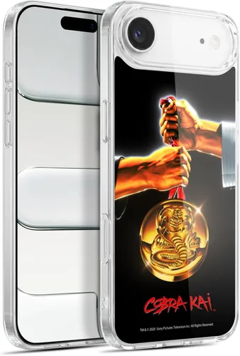 Vista 198 de Head Case Designs Funda de gel suave con licencia oficial de Cobra Kai Gold Medal Graphics compatible con Apple iPhone 7 Plus/iPhone 8 Plus