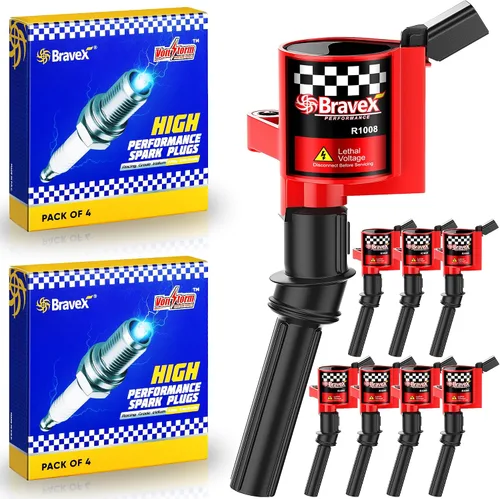Vista 6 de Bravex Bobinas de arranque de súper alta energía para Ford F-150 F-250 F-350 4.6L 5.4L V8 DG508 DG457 DG472 DG491 Crown Victoria Expedition Mustang