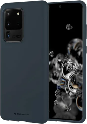 Vista 9 de GOOSPERY Soft Feeling Jelly para Samsung Galaxy S20 Ultra Case (2020) Funda protectora delgada sedosa (negro)