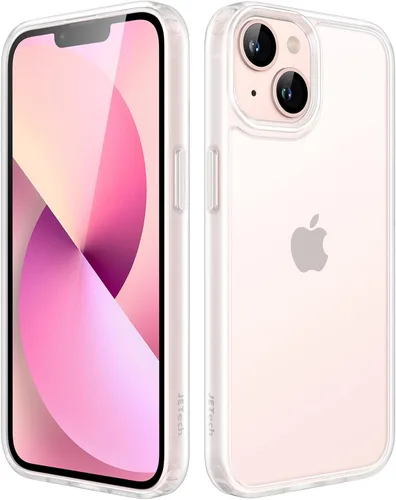 Vista 15 de JETech Funda mate para iPhone 13 de 6.1 pulgadas, a prueba de golpes, protección contra caídas de grado militar, cubierta trasera translúcida