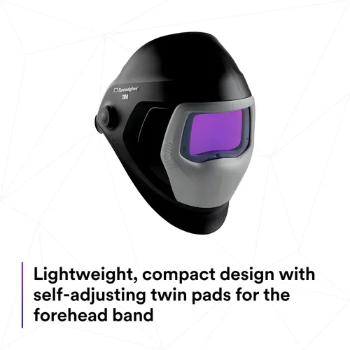 Vista 7 de 3M Speedglas Casco de Soldadura 9100, 06-0100-30iSW, con Filtro de Oscurecimiento Automático 9100XXi 3 Sensores de Arco para Soldadura MMAW TIG MIG