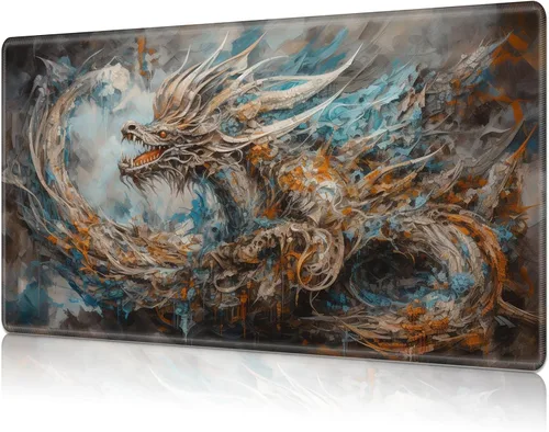 Vista 20 de Tapete de juego para MTG Card Playmat con zona, tapete de juego para MTG TCG de 24 x 14 pulgadas, tapete de juego antideslizante para tablero
