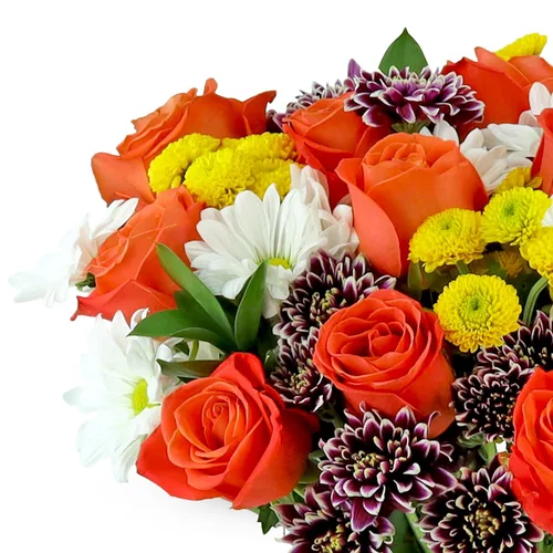 Vista 2 de Ramo de flores "Life is Good" de Benchmark Bouquets, de color naranja